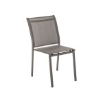 Chaise de jardin en aluminium empilable wengé / tonka essentia - hespéride Chaise de jardin en aluminium empilable wengé / tonka essentia - hespéride
