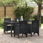Chaise de jardin vidaxl ensemble de 4 anthracite, taupe