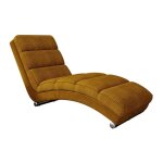 Chaise longue comfivo 109, jaune, boîte de literie, 84x62x180cm Chaise longue comfivo 109, jaune, boîte de literie, 84x62x180cm