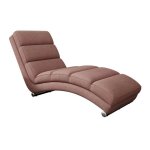 Chaise longue comfivo 109, rose, boîte de literie, 84x62x180cm Chaise longue comfivo 109, rose, boîte de literie, 84x62x180cm