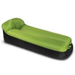 Chaise longue gonflable portable air beds sleeping sofa couch pour voyager camping beach backyard, bleu ... Chaise longue gonflable portable air beds sleeping sofa couch pour voyager camping beach backyard, bleu ...