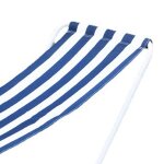Chaise longue de plage extrieure  rayures bleues et blanches, chaise longue de djeuner pliable et ...