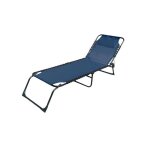 Chaise longue pliante bleu chaise longue jardin exterieur 190 x 27 x 58 cm chaises longues pliantes ext�rieur ...
