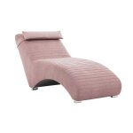 Chaise longue providence 183, rose, boîte de literie, 80x73x170cm Chaise longue providence 183, rose, boîte de literie, 80x73x170cm