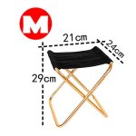Chaise de pche pliante lgre de pique - nique camping tissu d'aluminium pliable extrieur portable ...