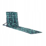 Chaise de plage pliante, coussin de sige pliable, chaise longue de plage portable, verte