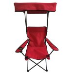 Chaise pliante avec pare soleil sunrise rouge Chaise pliante avec pare soleil sunrise rouge
