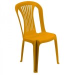 Chaise en r�sine orange 8075nr