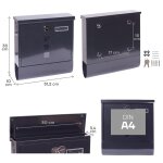 Chance e7005 bo�te aux lettres individuelle en acier avec porte - journaux, taille m (format a4), bo�te ...