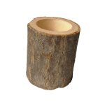 Chandelier rustique en bois photophore bougeoir, dcoration de table, plante florale, artisanat ornemental ...