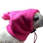 Chapeau d'hiver coupe - vent pour chien, casquette pour chiot, ajustable, petit animal, chapeau d'extrieur, ...