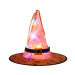 Chapeau lumineux avec lumières led pour halloween, chapeau de sorcière portable, accessoires pour aménagement ... Chapeau lumineux avec lumières led pour halloween, chapeau de sorcière portable, accessoires pour aménagement ...