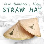 Chapeau rétro en rotin de bambou de style chinois pour enfants, chapeau de paille tissé a la main, accessoires ... Chapeau rétro en rotin de bambou de style chinois pour enfants, chapeau de paille tissé a la main, accessoires ...