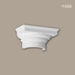 Chapiteau de demi - colonne 115008 profhome colonne element d�corative style dorique blanc
