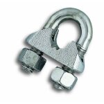 Chapuis bar10 - lot de 25 serre - cbles trier acier zingue pour cble d 5 mm