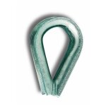Chapuis vcs3 lot de 2 cosse - coeur acier zingue pour c�ble diam�tre 9 mm