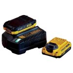 Chargeur + 2 batteries stanley fatmax v20 18v - 2ah