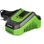 Chargeur 20v workpro pour batterie 2, 0a et 4, 0a compatible uniquement avec batteries