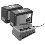Chargeur + batterie 2x 36v 7, 5 ah kit de démarreur batterie + 36 / 75 Chargeur + batterie 2x 36v 7, 5 ah kit de démarreur batterie + 36 / 75