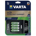 Chargeur ultra - rapide - adapt� pour aa et aaa - �cran lcd varta
