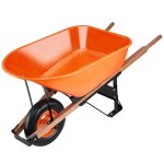 Chariot  brouette - duoku - capacit de charge de 6 pi3 et capacit de 330 lb - chariot  benne basculante ...