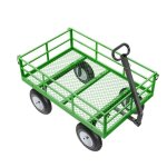 Chariot de jardin en acier de 544, 31 kg - duoku - chariot robuste - pneus tout - terrain de 13 po - ...