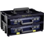 Chariot outils carrymore 55x2 mit 2 cl 55 4x8 - 16 couleur: noir Chariot outils carrymore 55x2 mit 2 cl 55 4x8 - 16 couleur: noir
