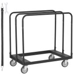Chariot porte - panneaux - vevor - 975 x 610 x 990 mm, capacité max 680 kg, avec roue pivotante 360, ... Chariot porte - panneaux - vevor - 975 x 610 x 990 mm, capacité max 680 kg, avec roue pivotante 360, ...