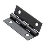Charnire en acier pour meuble, hettich, l. 50 x l. 30 mm, noir