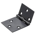 Charnire en acier pour meuble, hettich, l. 50 x l. 85 mm, noir