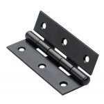 Charnire en acier pour meuble, hettich, l. 70 x l. 40 mm, noir