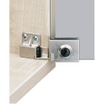 Charniere porte verre nck. mat