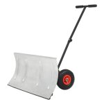 Chasse - neige manuel avec roues 100 x 44 cm vidaxl vidaxl Chasse - neige manuel avec roues 100 x 44 cm vidaxl vidaxl