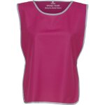 Chasuble haute visibilit� � bordure r�fl�chissante yoko fuschia s - m