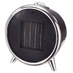 Chauffage céramique, 2 puissance, portable, thermostat automatique design modern, 1500w, noir / argent, ... Chauffage céramique, 2 puissance, portable, thermostat automatique design modern, 1500w, noir / argent, ...