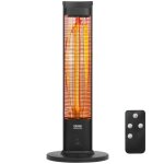 Chauffage extrieur terrasse - vevor - 2000 w - radiateur infrarouge de plafond suspendu electrique - ...