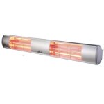 Chauffage infrarouge radiant mural 3000w ellios niklas intrieur et extrieur lectrique 230v