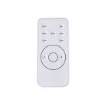 Chauffage mural split cramique 2000 w avec faade en verre noir avec commande wifi et minuterie