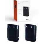 Chauffage soufflant noir 1800w cramique pour salle de bains
