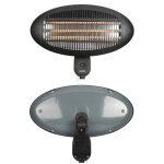 Chauffage de terrasse ext�rieure 2000w - ip34 imperm�able aux eclaboussures
