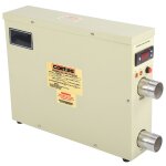 Chauffe - eau électrique 220v, 5, 5 kw, thermostat, machine de chauffage pour piscine, spa, bain à remous ... Chauffe - eau électrique 220v, 5, 5 kw, thermostat, machine de chauffage pour piscine, spa, bain à remous ...
