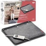Chauffe pieds electrique imetec intellisense - tissu doux sherpa, 5 temp�ratures, arr�t automatique