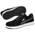 Chaussures basses de s�curit� iconic suede - s1pl esd - noir et blanc - taille 47 puma