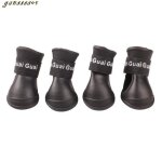Chaussures de pluie antid�rapantes en caoutchouc pour chien et chat, lot de 4 pi�ces s / m / l / xl, ...