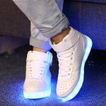 Chaussures usb charge led lumière légères chaussures de sport femmes 9. 72 Chaussures usb charge led lumière légères chaussures de sport femmes 9. 72