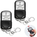 Checarzhn - - no1 - lot de 2 télécommandes automatiques universelles pour portail, 433 mhz, ouvre - porte ... Checarzhn - - no1 - lot de 2 télécommandes automatiques universelles pour portail, 433 mhz, ouvre - porte ...