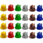 Checarzhn - - no1 - lot de 24 buses de pulvrisation en forme d'eventail a 110 degrs en plastique pour ...