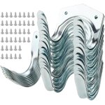 Checarzhn - - no1 - lot de 24 porte - outils en tôle d'acier de 1 mm, crochet simple / double universel, ... Checarzhn - - no1 - lot de 24 porte - outils en tôle d'acier de 1 mm, crochet simple / double universel, ...