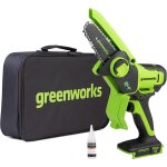 Checarzhn - - no1 - 24v mini trononneuse 10cm trononneuse a batterie sans fil alimente par batterie ...