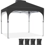 Checarzhn - - no1 - 3x3 tonnelle de jardin pliante, impermable pop up gazebo etanche barnum exterieure ...